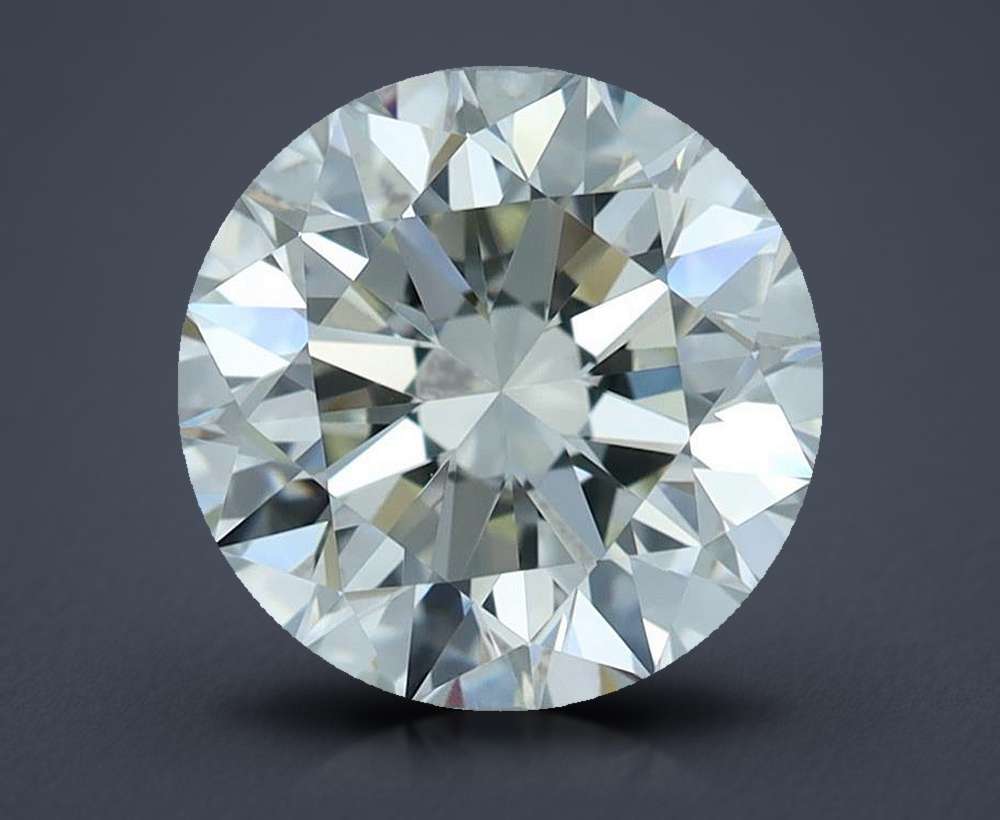 1.97ct I VVS1 Rare Carat Ideal Cut Round Diamond