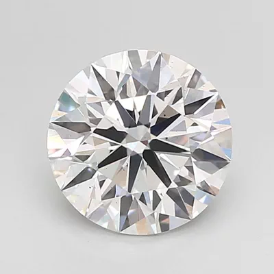 2.02ct E VS2 Rare Carat Ideal Cut Round Lab Grown Diamond