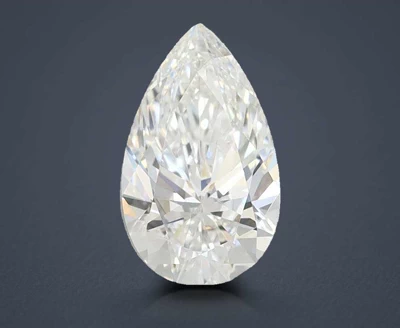 1.06ct E IF Rare Carat Ideal Cut Pear Lab Grown Diamond