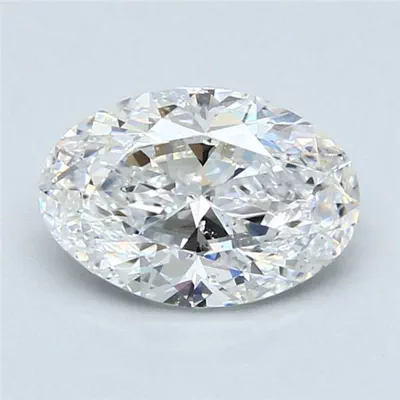 2.01ct D SI1 Excellent Cut Oval Diamond