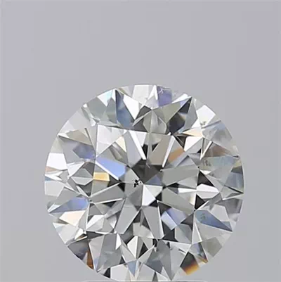 2.51ct F SI2 Rare Carat Ideal Cut Round Diamond