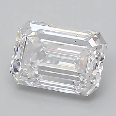 1.57ct D VS2 Excellent Cut Emerald Lab Grown Diamond