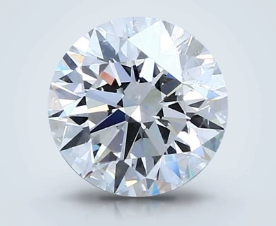 2.18ct F VS2 Rare Carat Ideal Cut Round Diamond