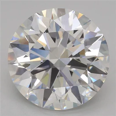 4.09ct F VVS2 Rare Carat Ideal Cut Round Lab Grown Diamond