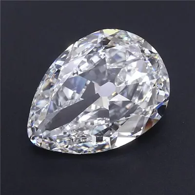 20.13ct F VVS2 Good Cut Pear Lab Grown Diamond
