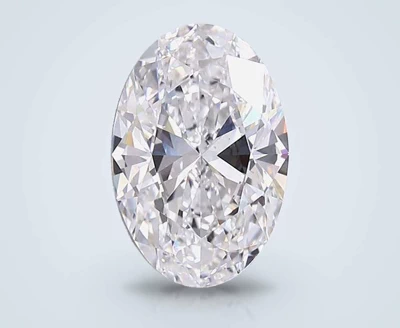 7.05ct D VS1 Rare Carat Ideal Cut Oval Lab Grown Diamond