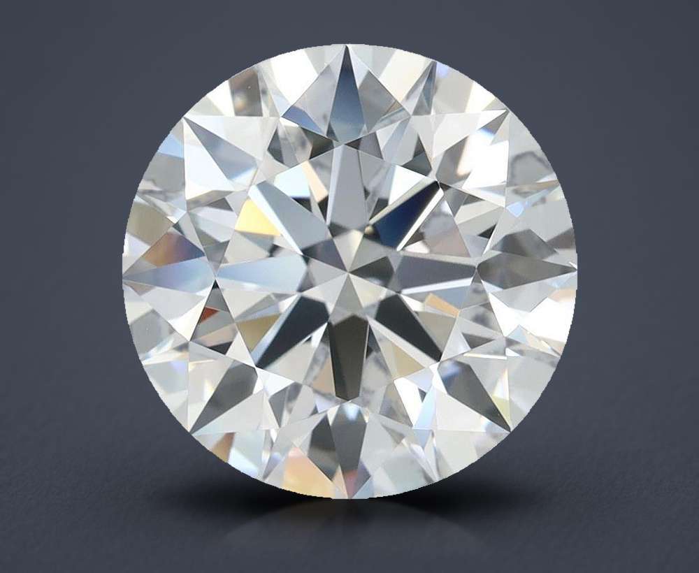 4.27ct D VVS1 Rare Carat Ideal Cut Round Lab Grown Diamond