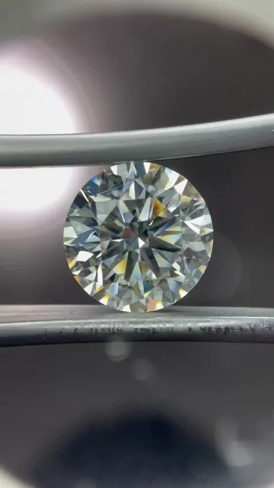 5.02ct H SI1 Excellent Cut Round Diamond