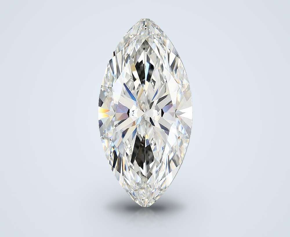 11.30ct F VVS2 Rare Carat Ideal Cut Marquise Lab Grown Diamond