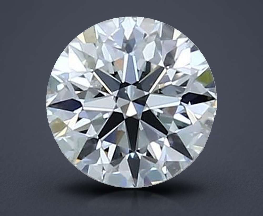 0.66ct H VS1 Rare Carat Ideal Cut Round Diamond