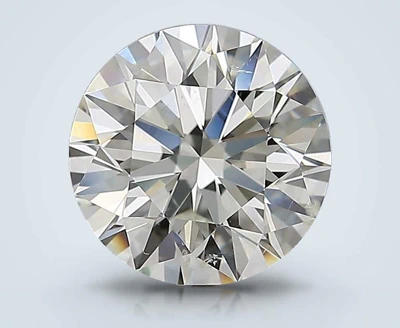 2.51ct K SI2 Rare Carat Ideal Cut Round Diamond