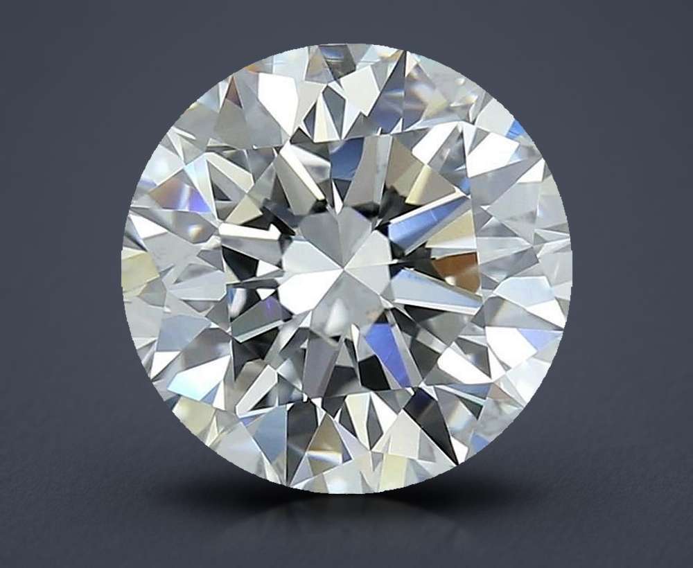3.70ct G VVS2 Rare Carat Ideal Cut Round Diamond