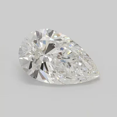 4.01ct E VS1 Rare Carat Ideal Cut Pear Lab Grown Diamond