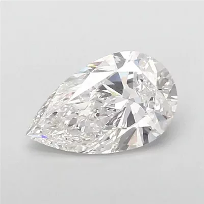 2.70ct F VVS2 Rare Carat Ideal Cut Pear Lab Grown Diamond