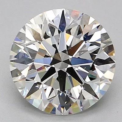 2.15ct F VS2 Rare Carat Ideal Cut Round Diamond