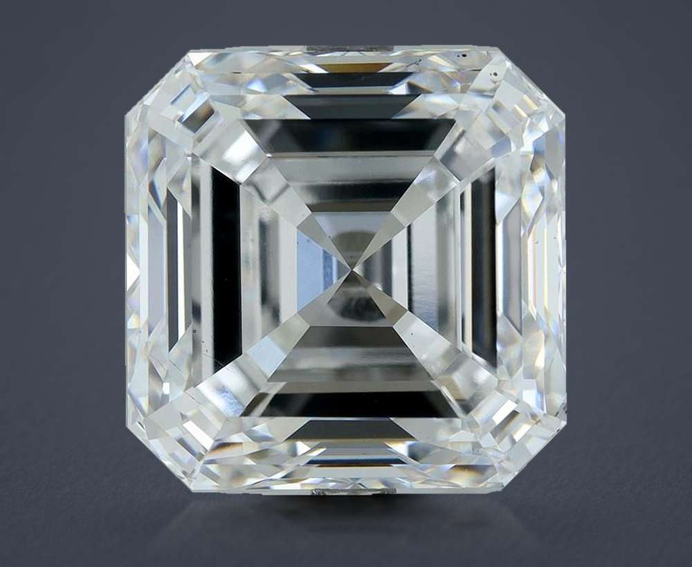8.00ct E VS2 Very Good Cut Asscher Lab Grown Diamond