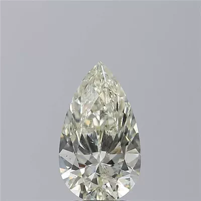 3.01ct J SI2 Rare Carat Ideal Cut Pear Diamond