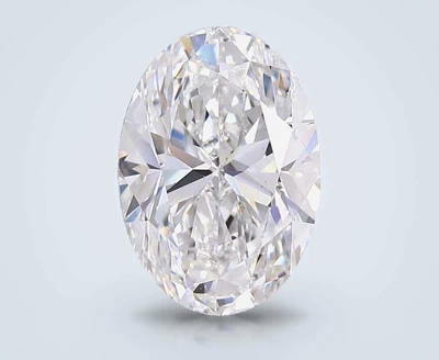 3.00ct D VS1 Very Good Cut Oval Lab Grown Diamond