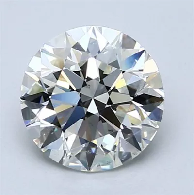 2.01ct J SI1 Rare Carat Ideal Cut Round Diamond