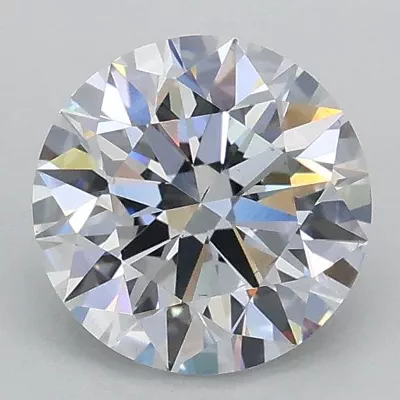 1.01ct D VS2 Rare Carat Ideal Cut Round Lab Grown Diamond