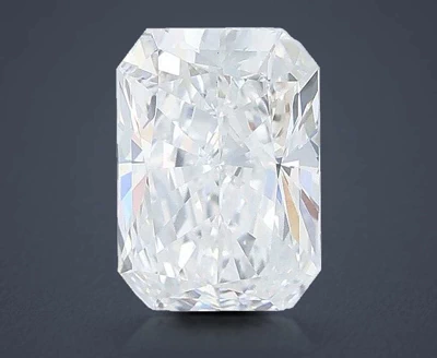 1.50ct D VS1 Rare Carat Ideal Cut Radiant Lab Grown Diamond