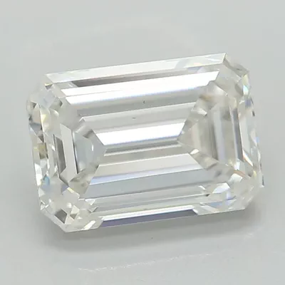 1.19ct E VS1 Rare Carat Ideal Cut Emerald Lab Grown Diamond