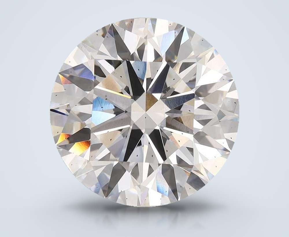 7.02ct E SI1 Rare Carat Ideal Cut Round Lab Grown Diamond