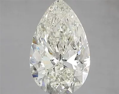 2.01ct K SI2 Rare Carat Ideal Cut Pear Diamond