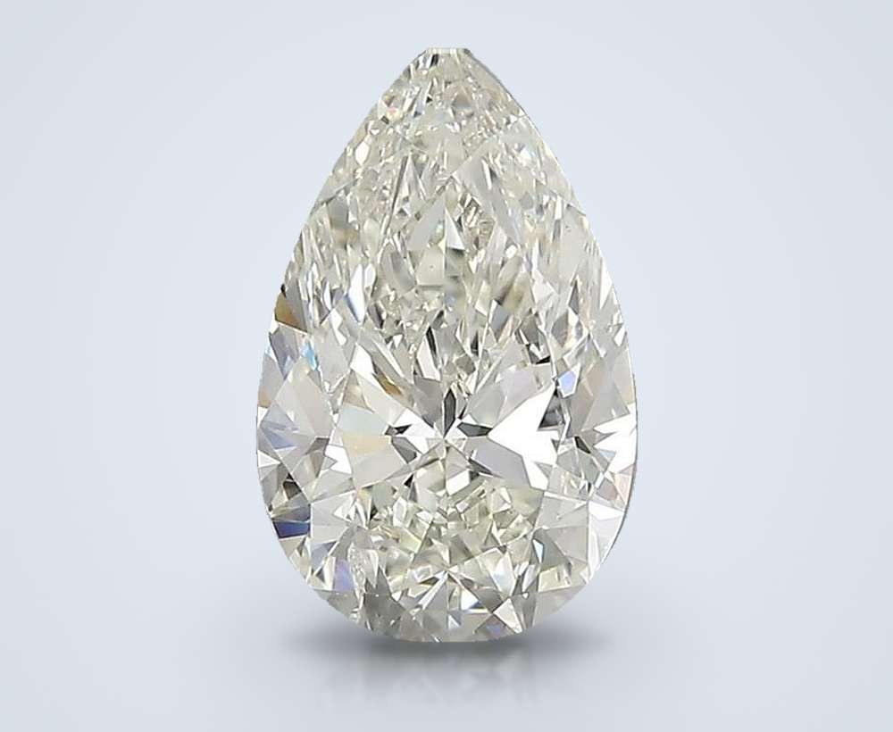 2.01ct K SI2 Rare Carat Ideal Cut Pear Diamond