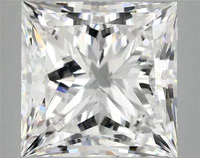 10.02ct F VVS2 Rare Carat Ideal Cut Princess Lab Grown Diamond