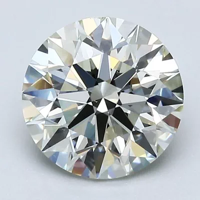 1.96ct K SI1 Rare Carat Ideal Cut Round Diamond
