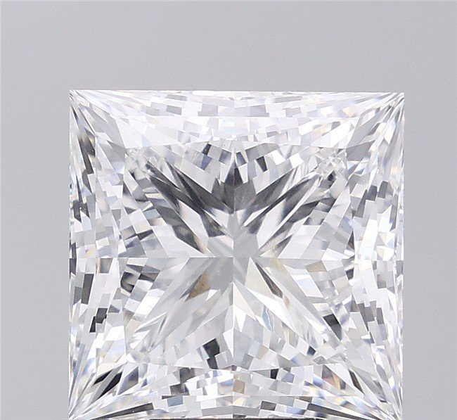 10.02ct F VS1 Rare Carat Ideal Cut Princess Lab Grown Diamond