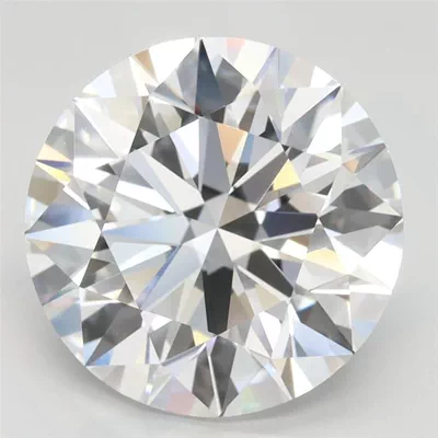 3.99ct D FL Rare Carat Ideal Cut Round Lab Grown Diamond