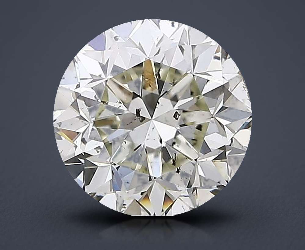 2.01ct J SI2 Good Cut Round Diamond
