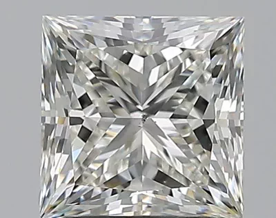 1.82ct J SI1 Rare Carat Ideal Cut Princess Diamond