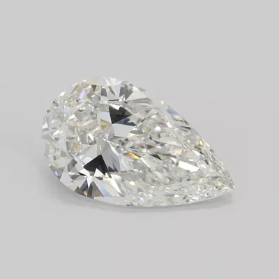 14.15ct F VVS2 Very Good Cut Pear Lab Grown Diamond