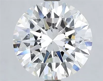 3.01ct E VS2 Rare Carat Ideal Cut Round Diamond