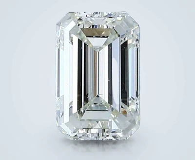 2.01ct K SI1 Rare Carat Ideal Cut Emerald Diamond