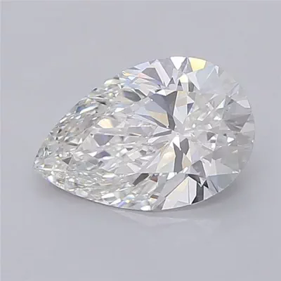 1.52ct F VVS2 Rare Carat Ideal Cut Pear Lab Grown Diamond