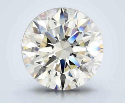 15.02ct K SI1 Rare Carat Ideal Cut Round Diamond