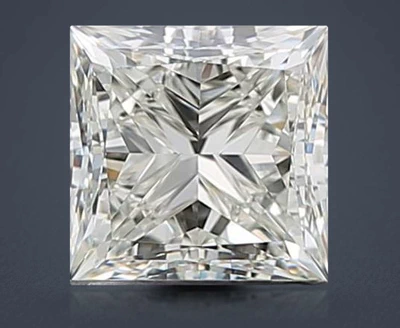 1.01ct J VVS2 Rare Carat Ideal Cut Princess Diamond