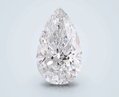 2.83ct F VS2 Rare Carat Ideal Cut Pear Lab Grown Diamond