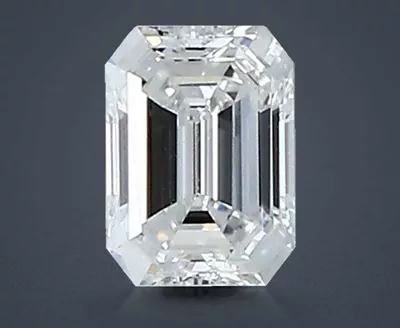 0.31ct E VVS2 Rare Carat Ideal Cut Emerald Diamond