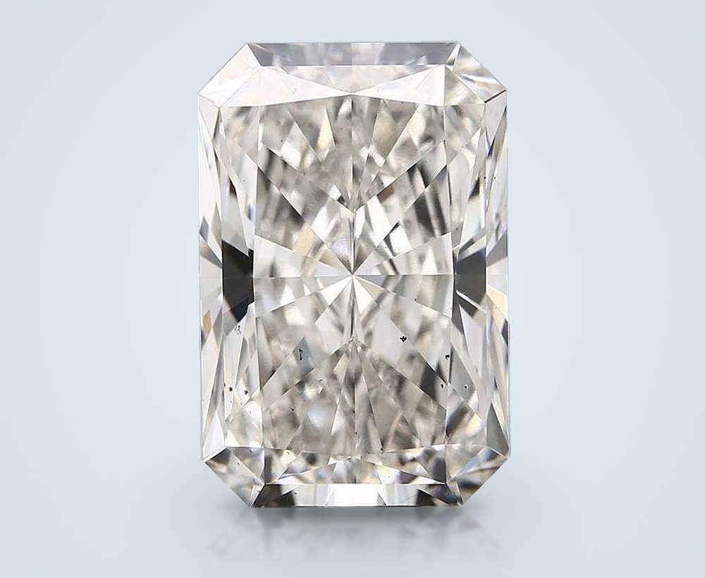 15.01ct G SI1 Rare Carat Ideal Cut Radiant Lab Grown Diamond