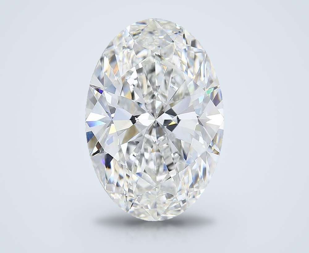 11.05ct F VVS2 Rare Carat Ideal Cut Oval Lab Grown Diamond