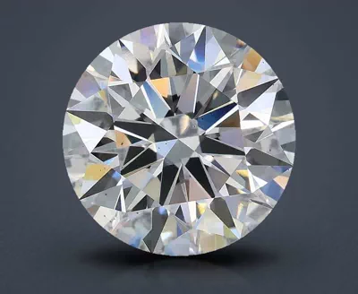 3.09ct E VS2 Rare Carat Ideal Cut Round Lab Grown Diamond