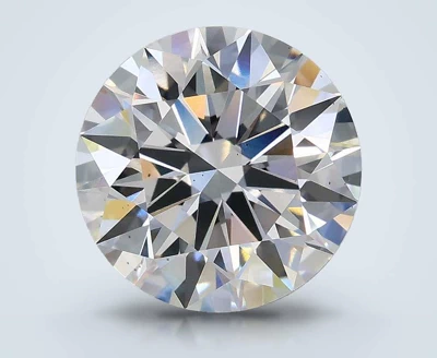 3.09ct E VS2 Rare Carat Ideal Cut Round Lab Grown Diamond