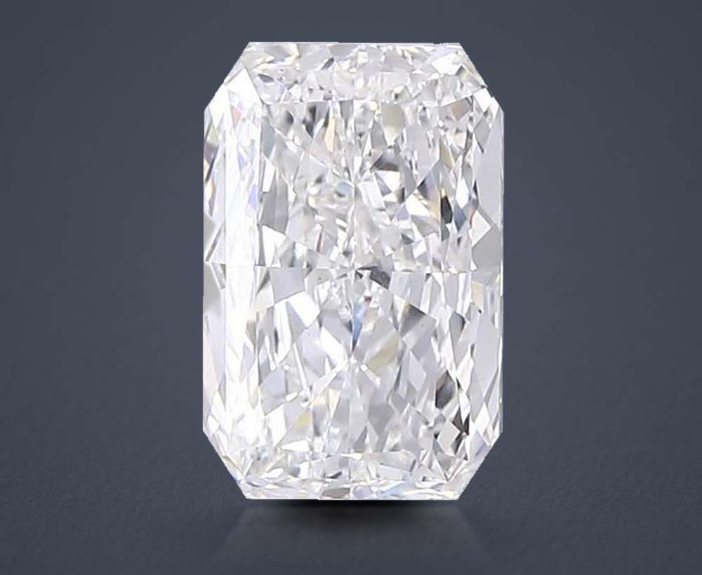 7.26ct F VS1 Rare Carat Ideal Cut Radiant Lab Grown Diamond