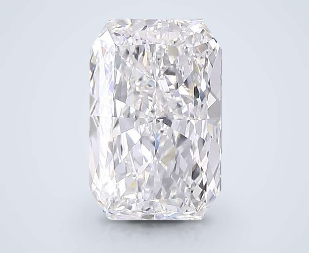 7.26ct F VS1 Rare Carat Ideal Cut Radiant Lab Grown Diamond
