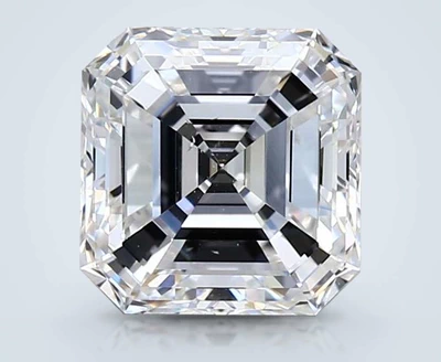 2.57ct F SI1 Very Good Cut Asscher Diamond